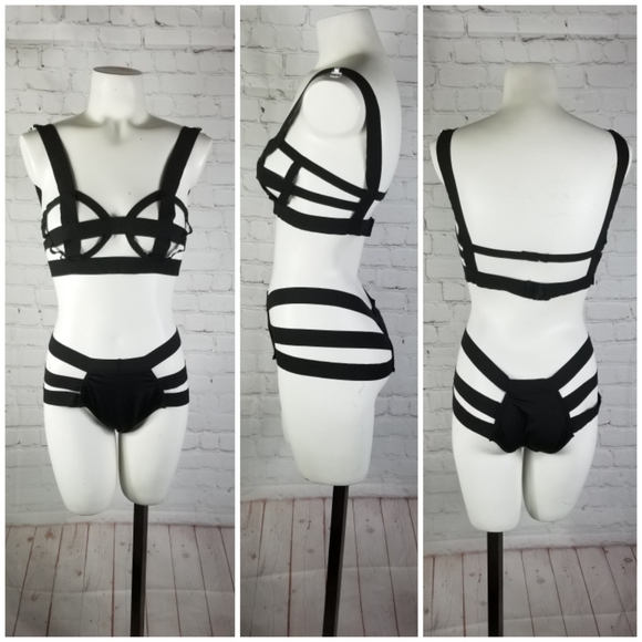 Women's Sexy Bandage Swimsuit Set - Picture 3 of 3